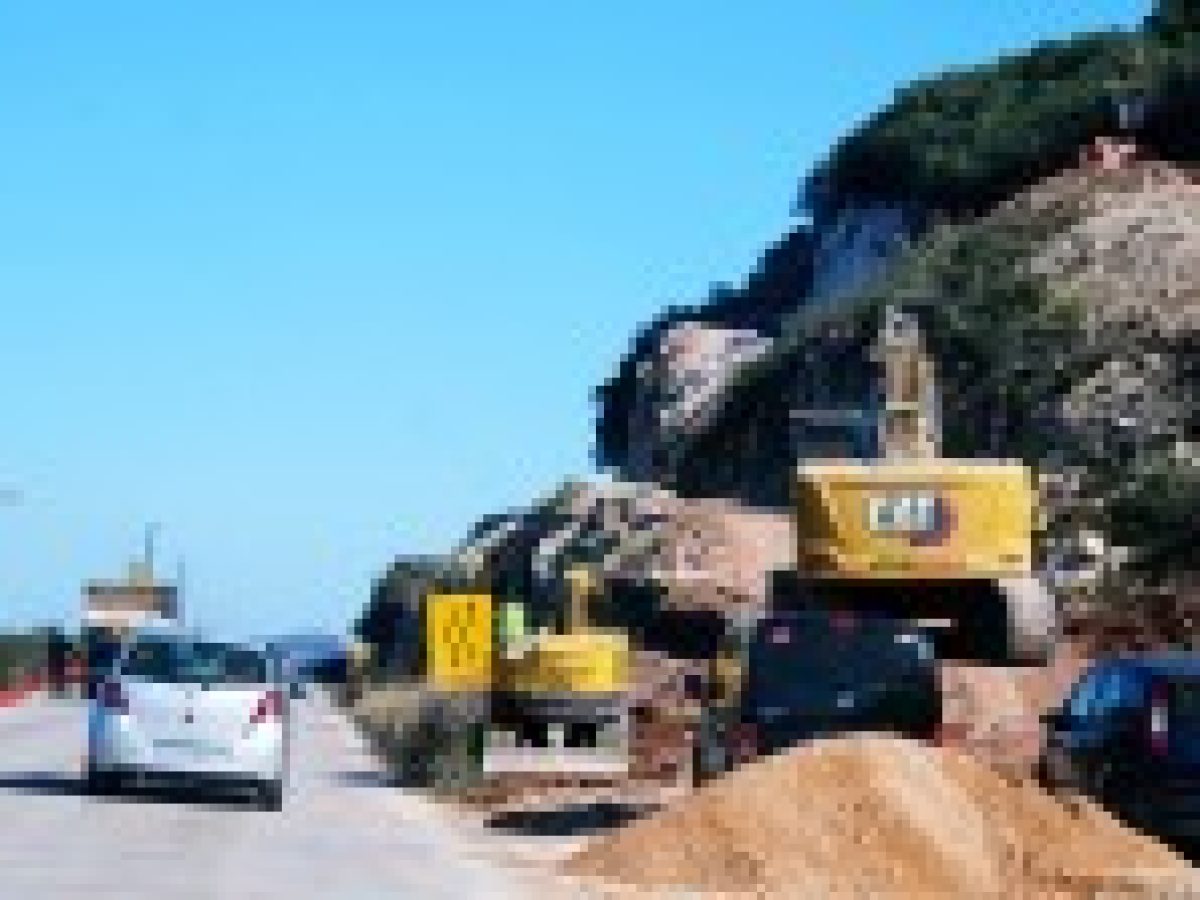 Παράταση ξανά στο έργο της οδικής σύνδεσης της Λευκάδας
