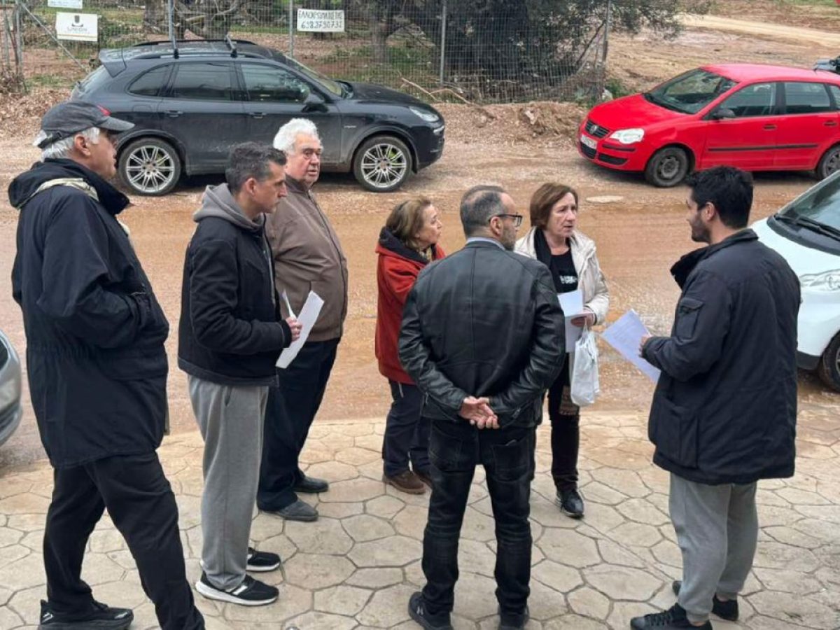 Περιοδεία του ΚΚΕ στις πληγείσες περιοχές του Κόρμπι