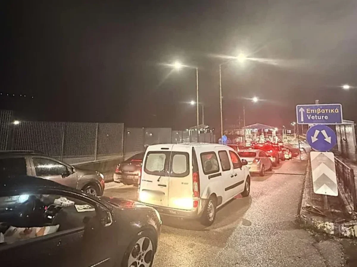 Πολύωρη ταλαιπωρία και αναμονή στα ελληνοαλβανικά σύνορα