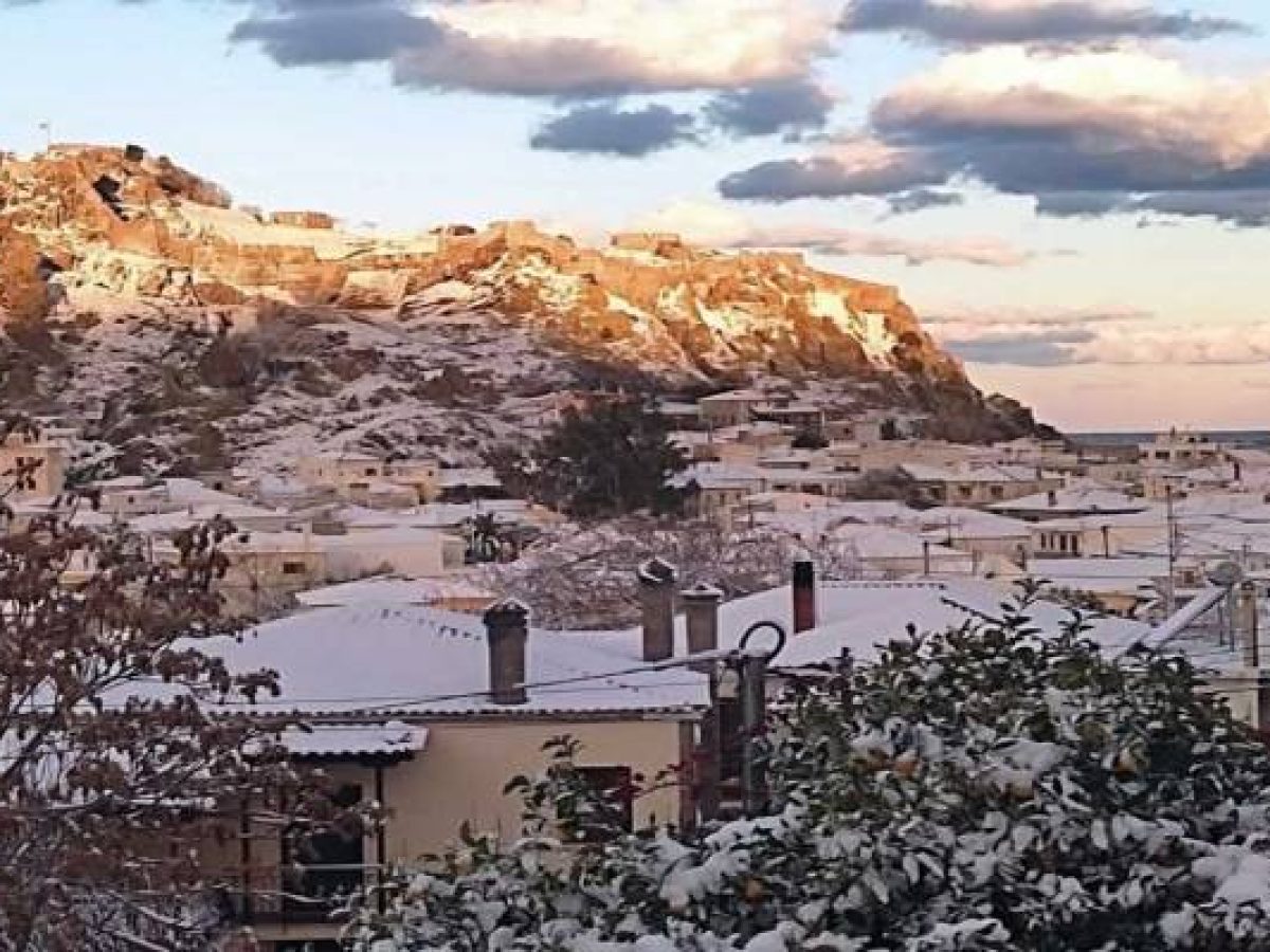 Προ των πυλών το κύμα ψύχους στη Λήμνο | Χιόνια στα ορεινά και θυελλώδεις άνεμοι