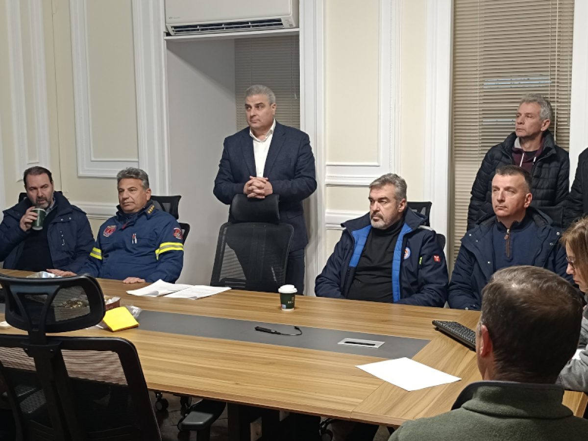 Προγραμματισμός μέτρων και δράσεων ενόψει της επερχόμενης κακοκαιρίας στην Φθιώτιδα
