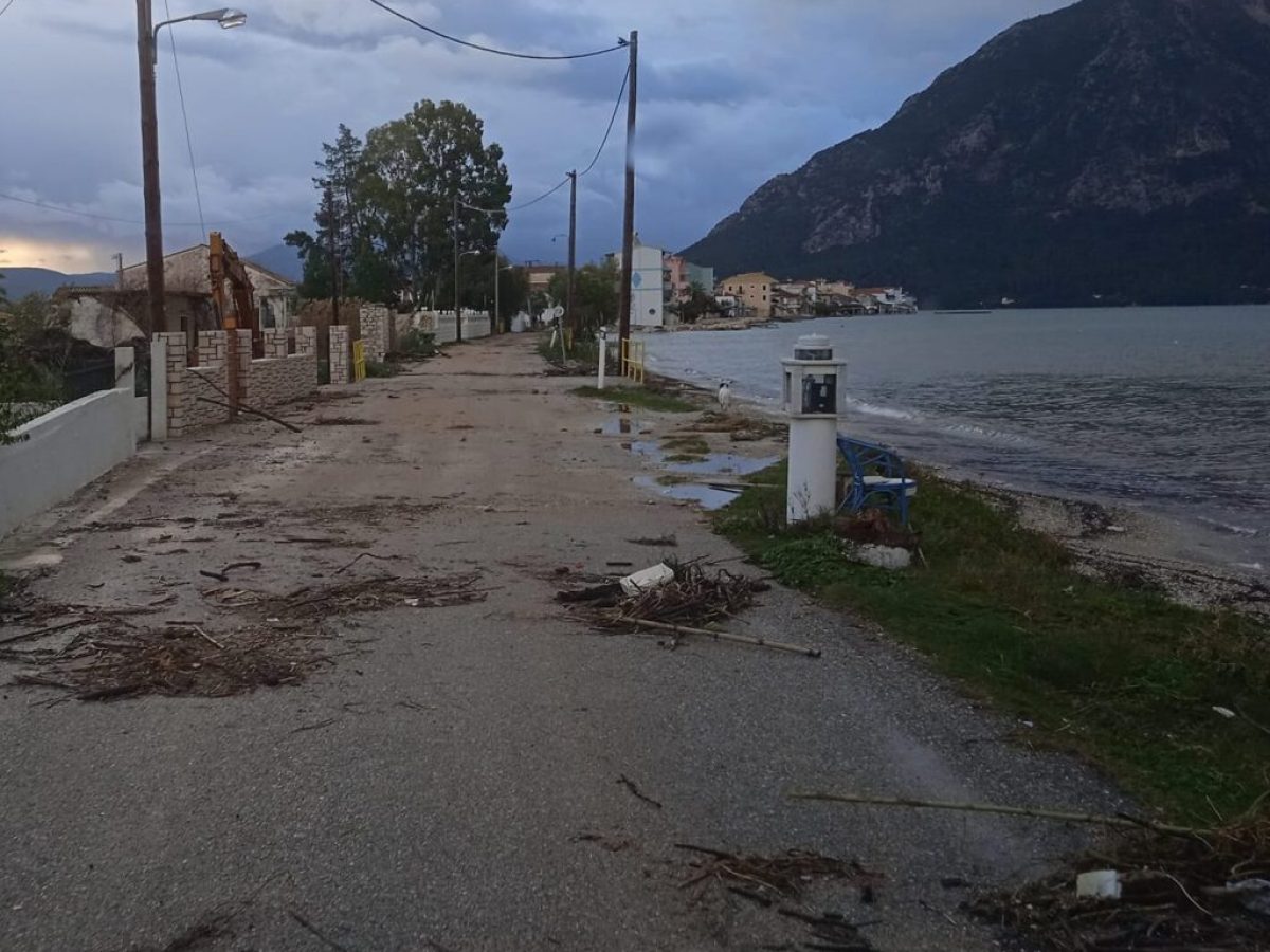 Προβλήματα σε Αστακό και  Μύτικα από την κακοκαιρία-βλάβες του εναέριου φωτισμού