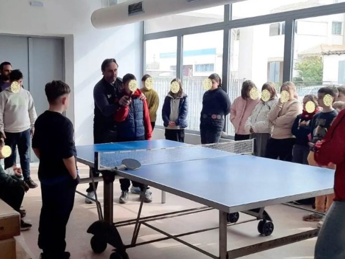 Προβολή της επιτραπέζιας αντισφαίρισης σε σχολεία της Αργολίδας