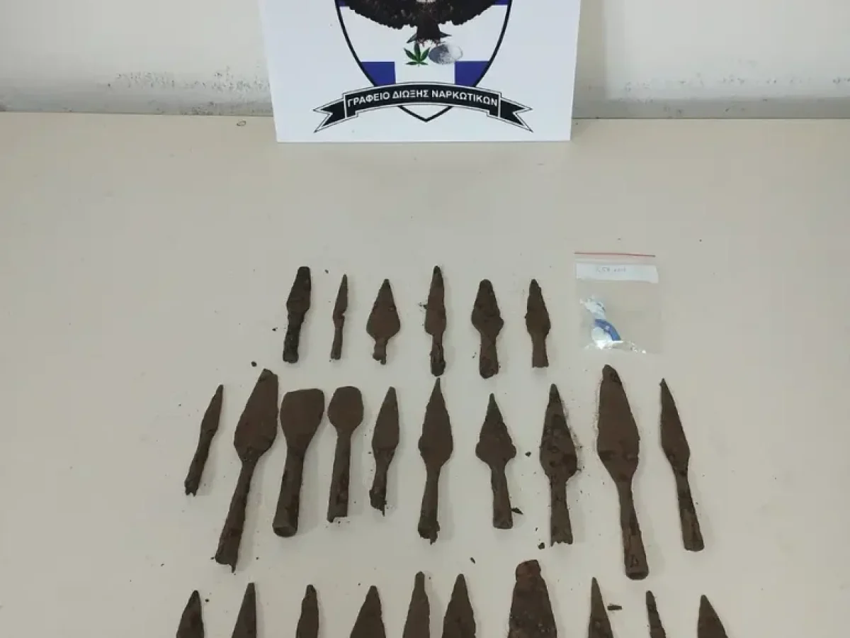 Πτολεμαΐδα: Αρχαίες λόγχες Ελληνιστικής εποχής σε οικία 44χρονου