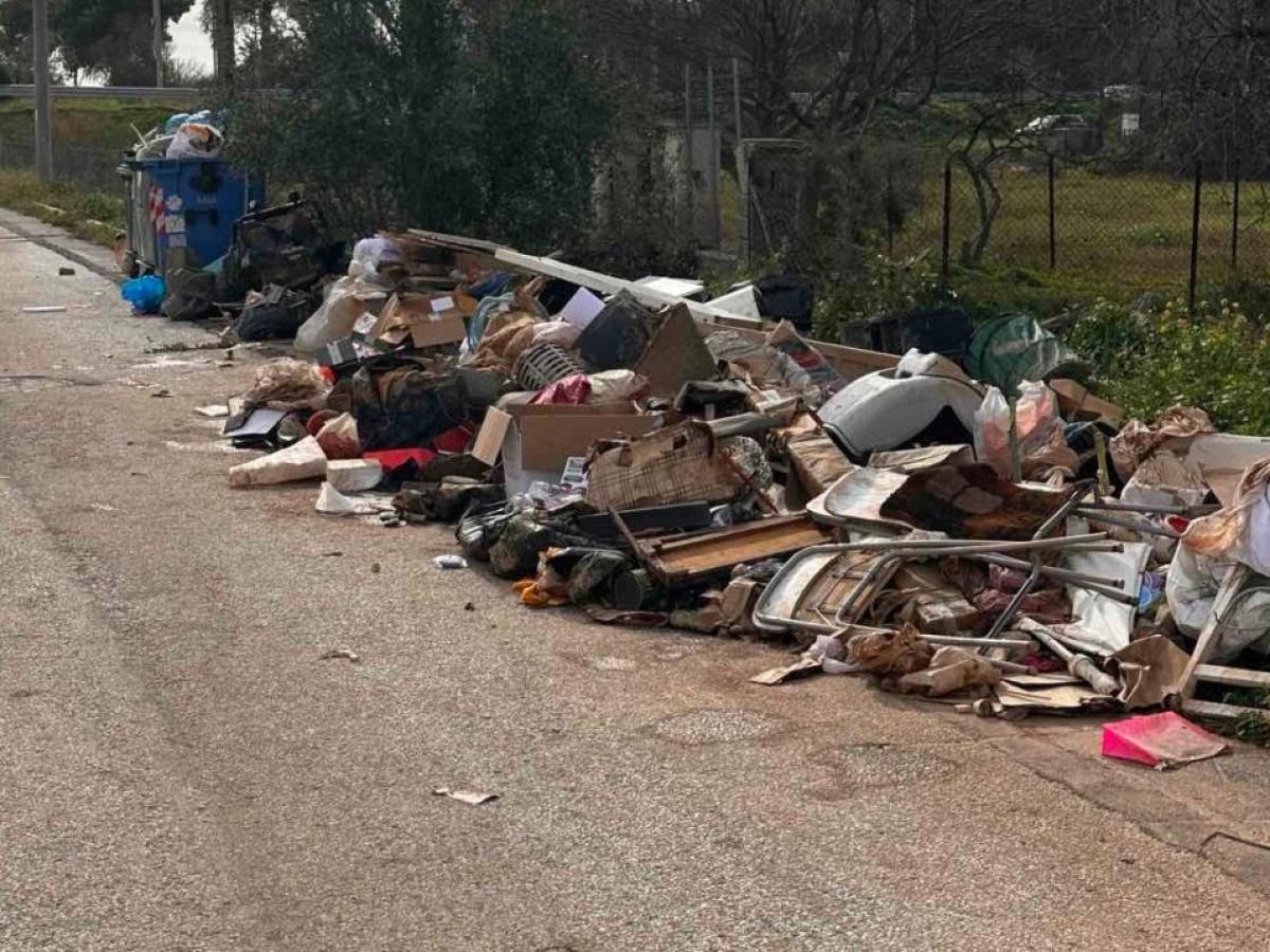 Ρομά συλλέγουν αντικείμενα από γειτονιές της Βάρης