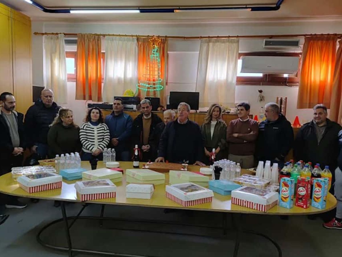 Σε εορταστικό κλίμα η κοπή της Πρωτοχρονιάτικης πίτας της ΔΕΥΑ Καλύμνου για το 2026.