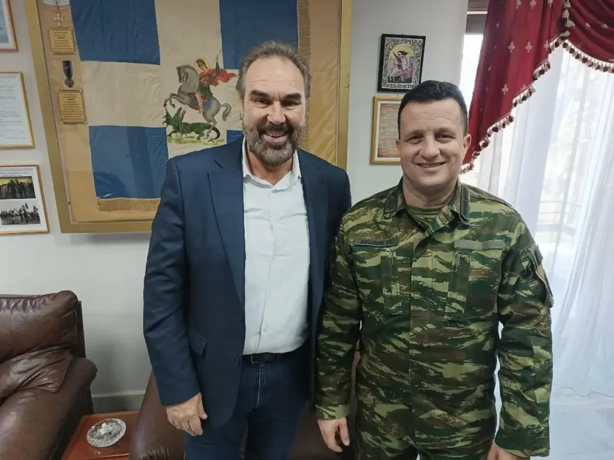 Συγχαρητήριο του Δημάρχου Φλώρινας προς τον Διοικητή του 1ου Συντάγματος Πεζικού