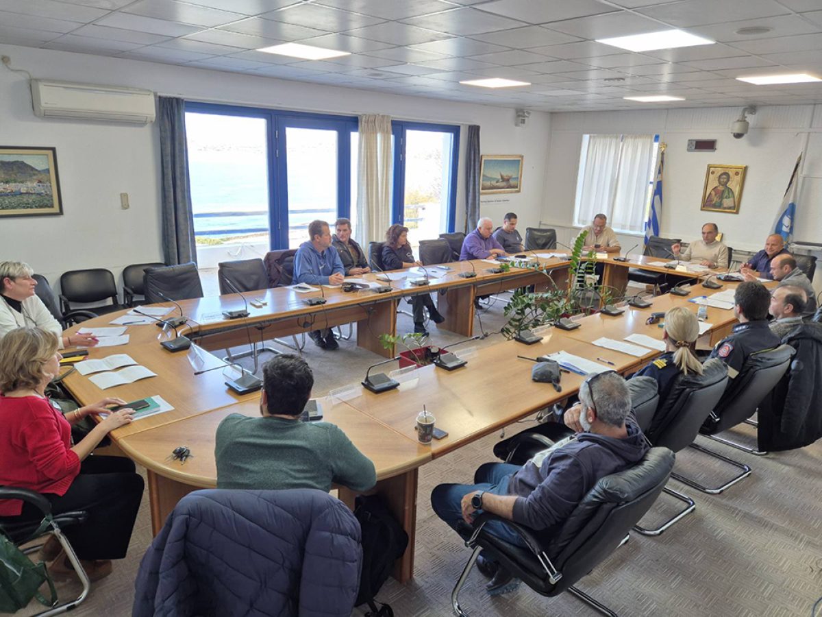 Σύγκληση του Τ.Ε.Σ.Ο.Π.Π. Δήμου Πάρου και προληπτική άσκηση Πολιτικής Προστασίας «ΔΕΥΚΑΛΙΩΝΑΣ»