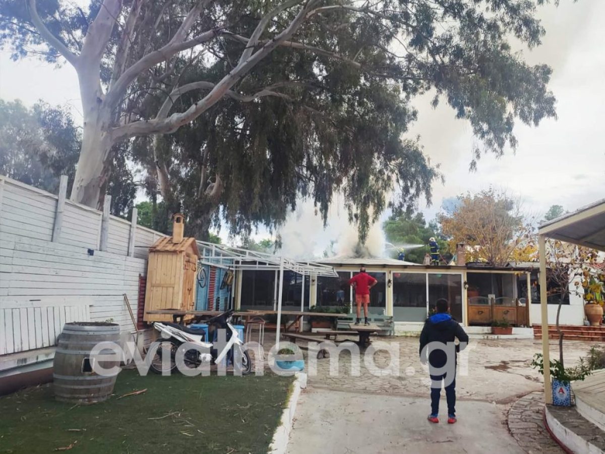 Συναγερμός στη Χαλκίδα: Φωτιά σε κατάστημα της Δροσιάς λίγο πριν το live