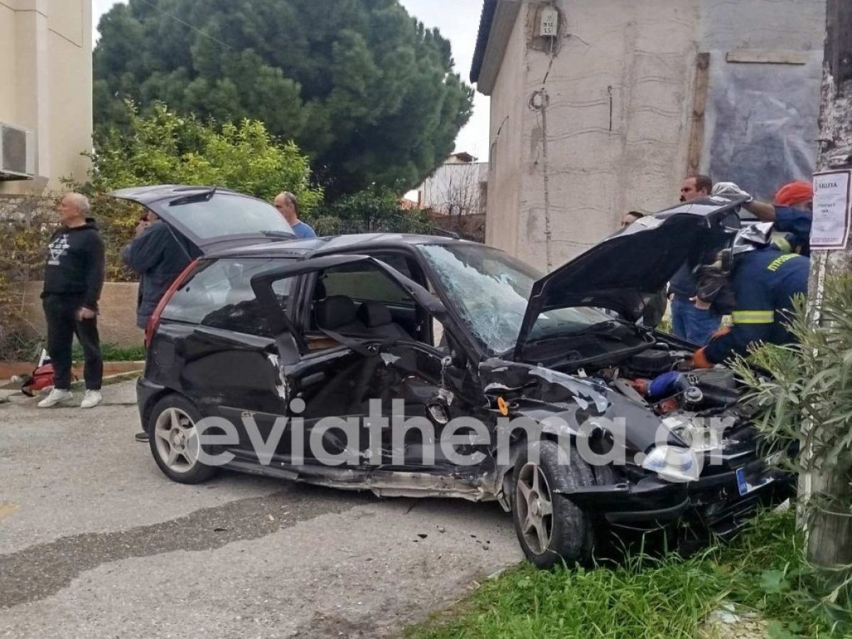 Συναγερμός στο Αλιβέρι: Σφοδρή σύγκρουση και δραματικός απεγκλωβισμός γυναίκας στον Περιφερειακό