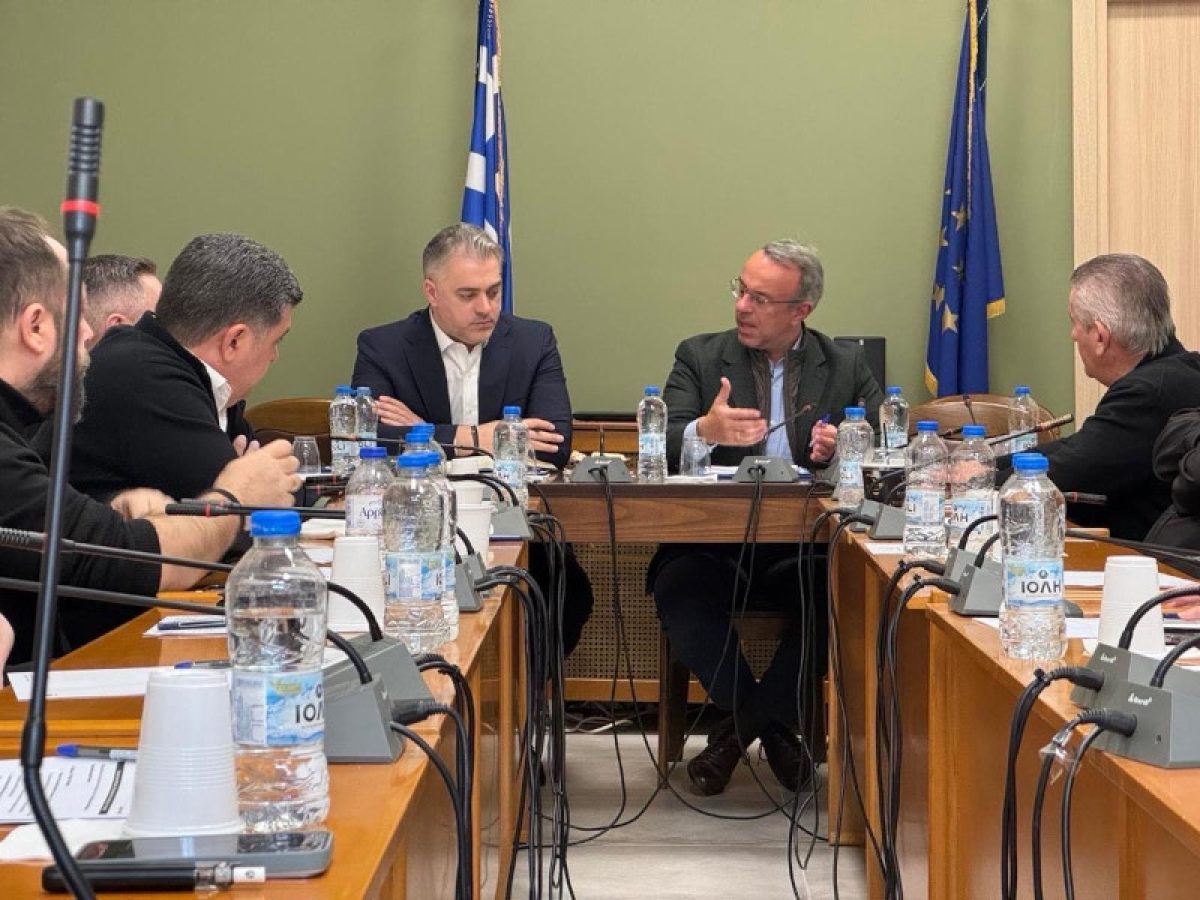 Συνάντηση Χρήστου Σταϊκούρα με το Επιμελητήριο Φθιώτιδας