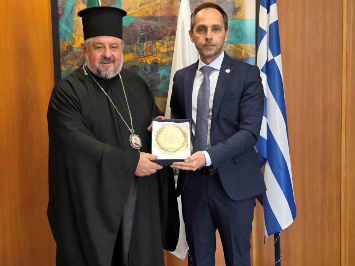 Συνάντηση Δημάρχου Ολυμπίας με Μητροπολίτη Ζάμπιας για τον Ολυμπισμό στη Νότια Αφρική
