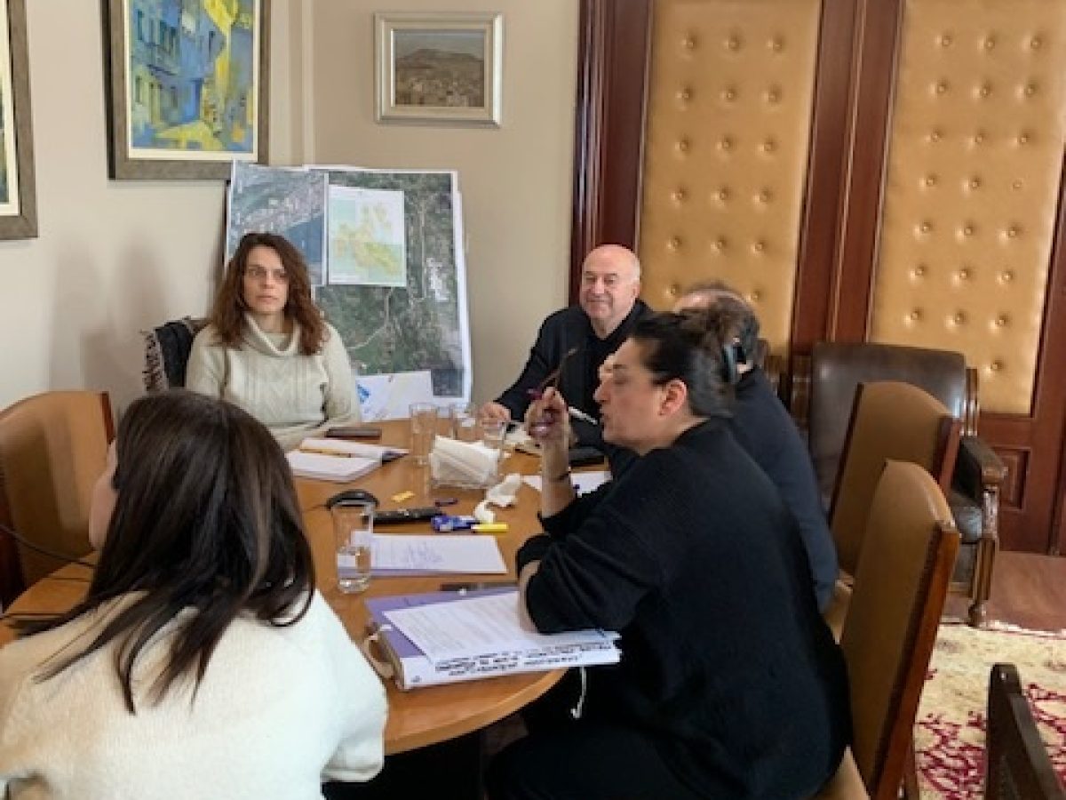 Συνάντηση εργασίας για την πορεία υλοποίησης της επικαιροποίησης της μελέτης αποκατάστασης-βελτίωσης του Μαντζαβινάτειου