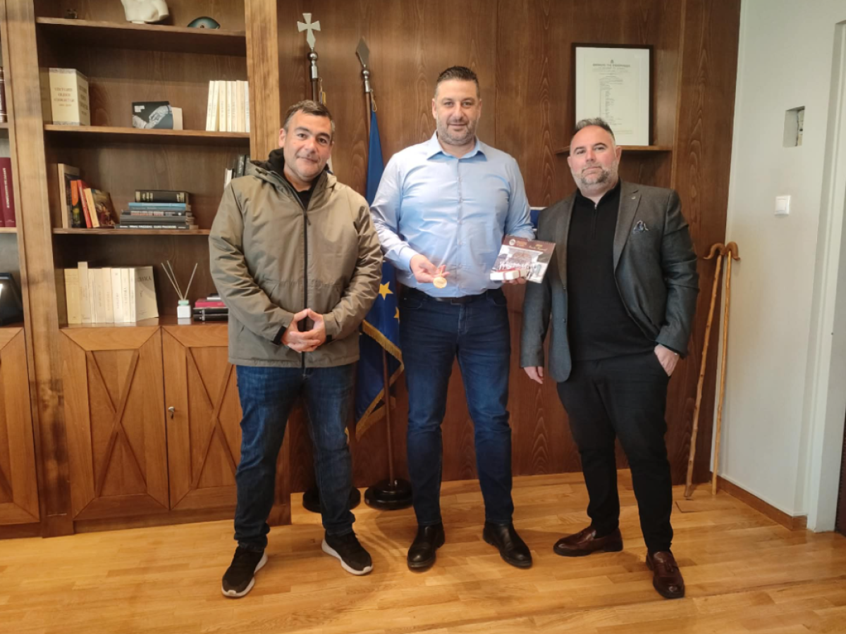 Συνάντηση και ανταλλαγή ευχών με τον Χωρικό Αντιπεριφερειάρχη Αιτωλοακαρνανίας είχε ο σύλλογος Περιθωρίου Ναυπακτίας