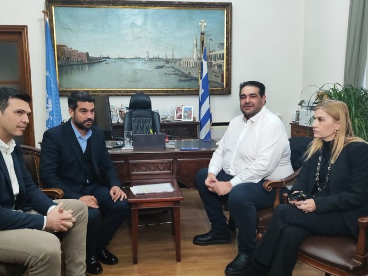 Συνάντηση Λιβάνιου-Σημανδηράκη για τα κρίσιμα ζητήματα του δ. Χανίων και τις αλλαγές στην αυτοδιοίκηση