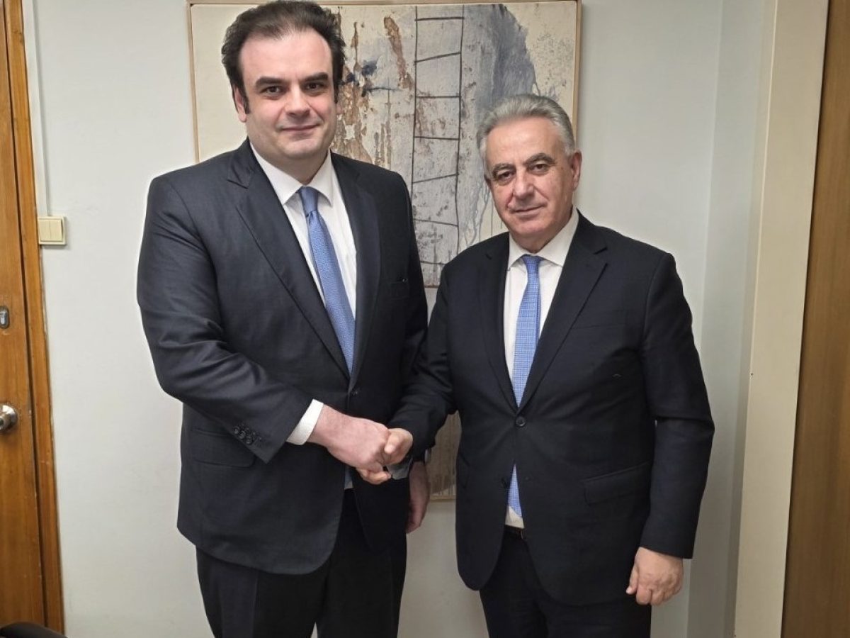 Συνάντηση με τον Υπουργό Οικονομικών, Κυριάκο Πιερρακάκη πραγματοποίησε ο Βουλευτής Λευκάδας Θανάσης Καββαδάς