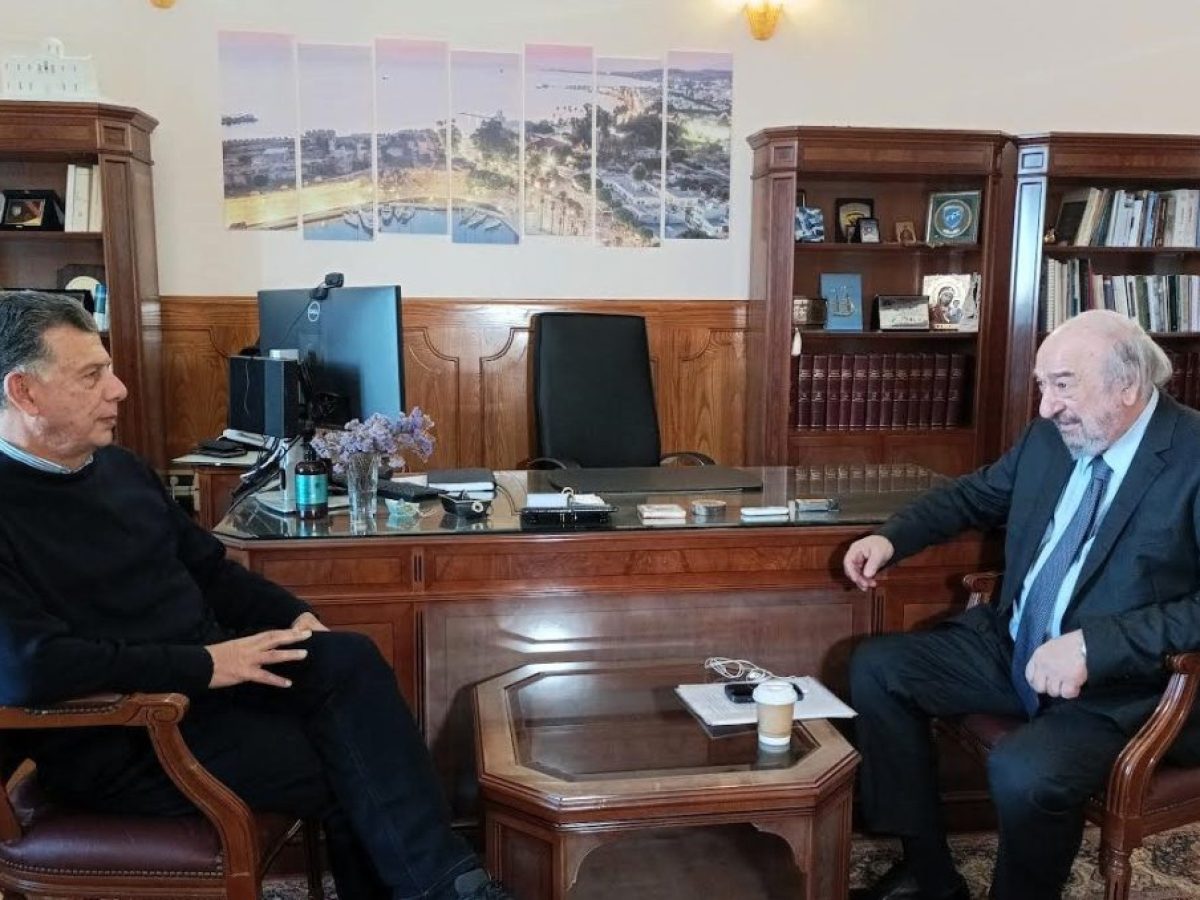 Συνάντηση Νικητιάδη με Δήμαρχο Κω. Στο επίκεντρο οι ζημιές στην Κέφαλο, η δημιουργία λαϊκής αγοράς παραγωγών και το λιμάνι Μαστιχαρίου
