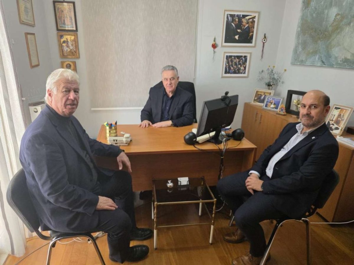 Συνάντηση Θανάση Καββαδά  με τον ΠΙΝ κ.Ι.Τρεπεκλή