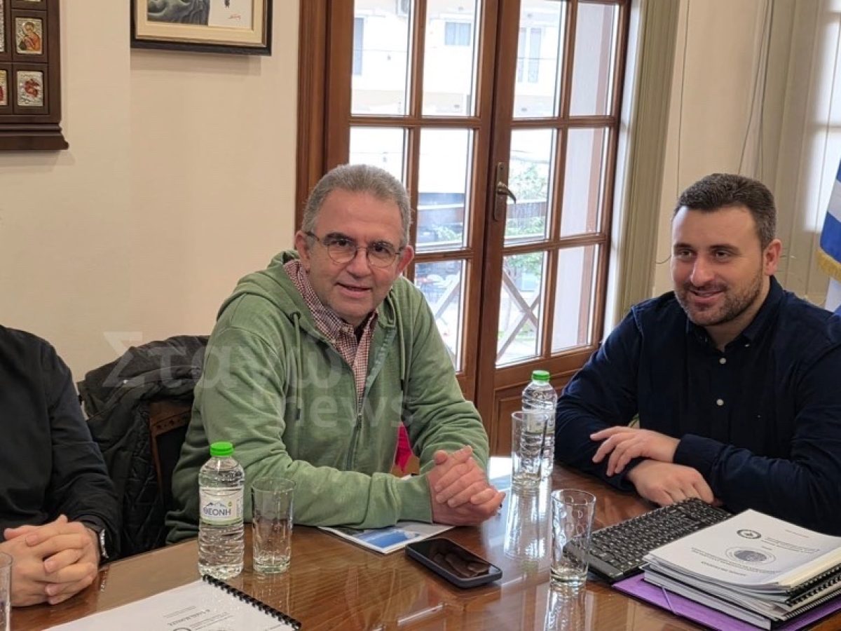 Συνάντηση του Δημάρχου του  Δήμου Μετεώρων με τον Γενικό Διευθυντή Δασών