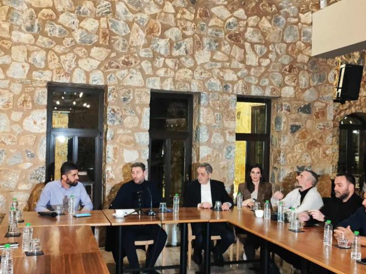 Συνάντηση Ανδρουλάκη με νέους επιχειρηματίες στη Φλώρινα – Κριτική στην πράσινη μετάβαση