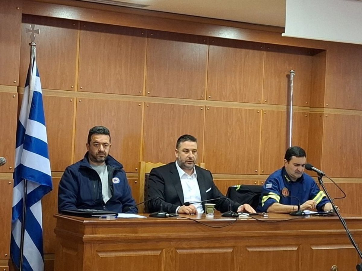 Συνεδρίαση Συντονιστικού Πολιτικής Προστασίας στην ΠΕ Αιτωλοακαρνανίας ενόψει κακοκαιρίας