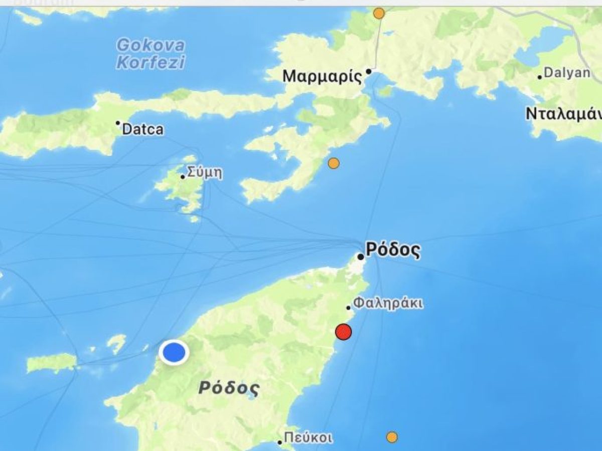 Σεισμική δόνηση στη Ρόδο
