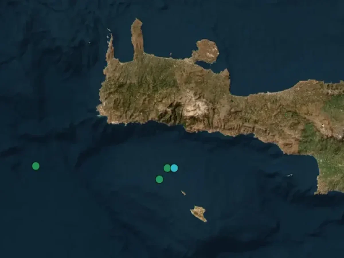 Σεισμός 3,6 Ρίχτερ στην Κρήτη – Ανοιχτά από τα Σφακιά το επίκεντρο