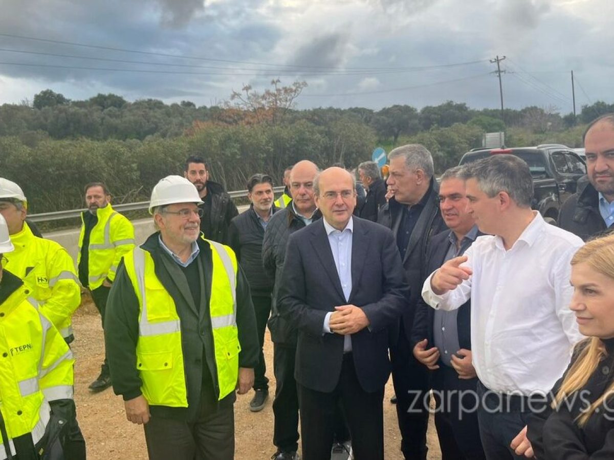 Στα Χανιά ο Αντιπρόεδρος της Κυβέρνησης Κωστής Χατζηδάκης και ο Υπουργός Μεταφορών Χρίστος Δήμας – Επίσκεψη στο εργοτάξιο του ΒΟΑΚ | Video +Photos