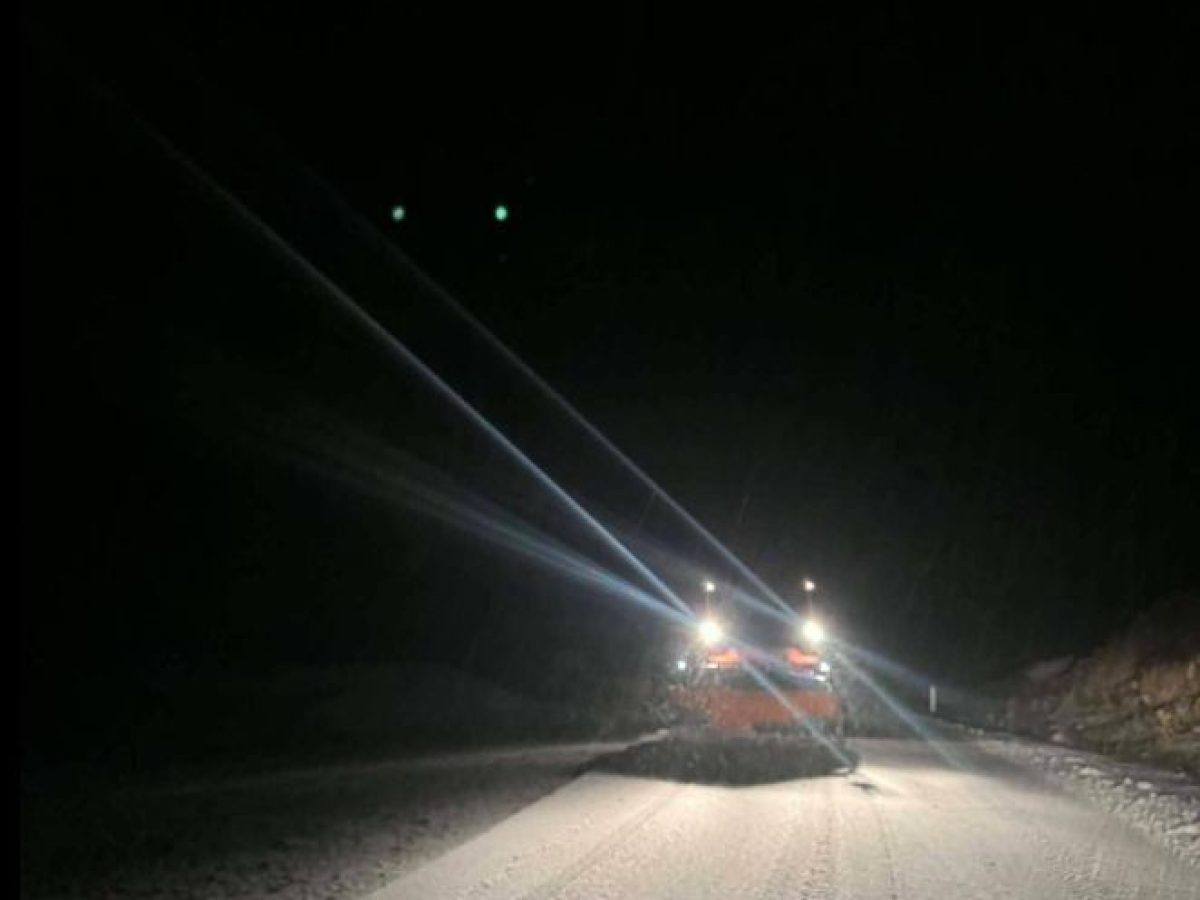 Στα λευκά ο αυχένας της Κιάτρας Μπροάστας – Δύσκολες συνθήκες στο δρόμο Καστανιάς–Κρανιάς