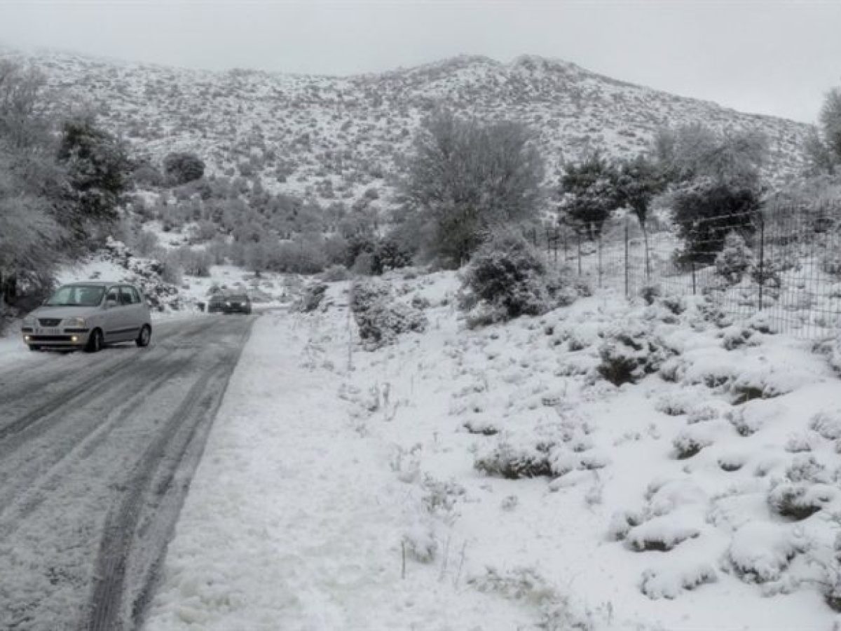 Στα λευκά τα ορεινά του Ρεθύμνου – Πόλος έλξης το χιονισμένο τοπίο