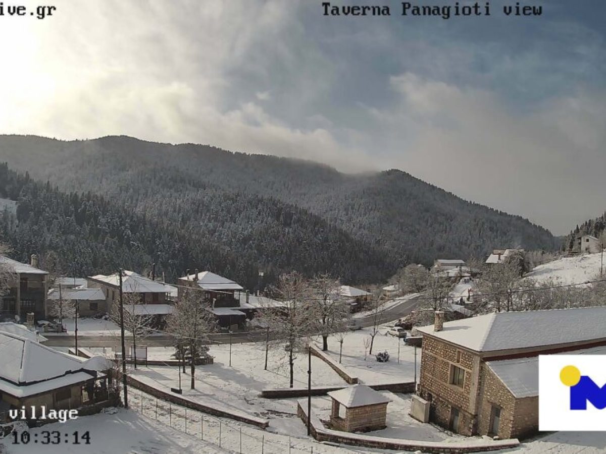 Στα λευκά τα περισσότερα ορεινά του νομού Τρικάλων – Δείτε εικόνες