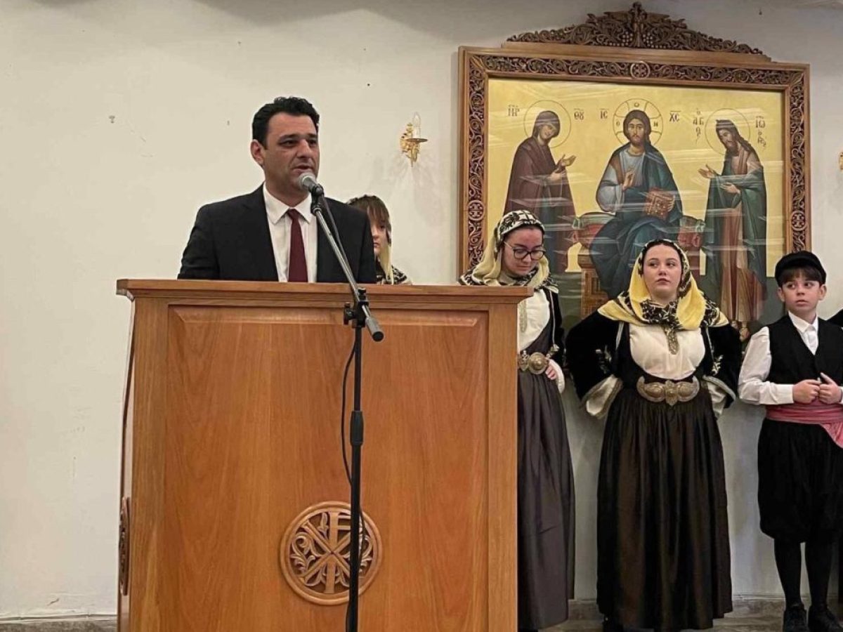 Στην Κύμη για τον πολιούχο Άγιο Αθανάσιο ο δήμαρχος Νίκος Μπαράκος