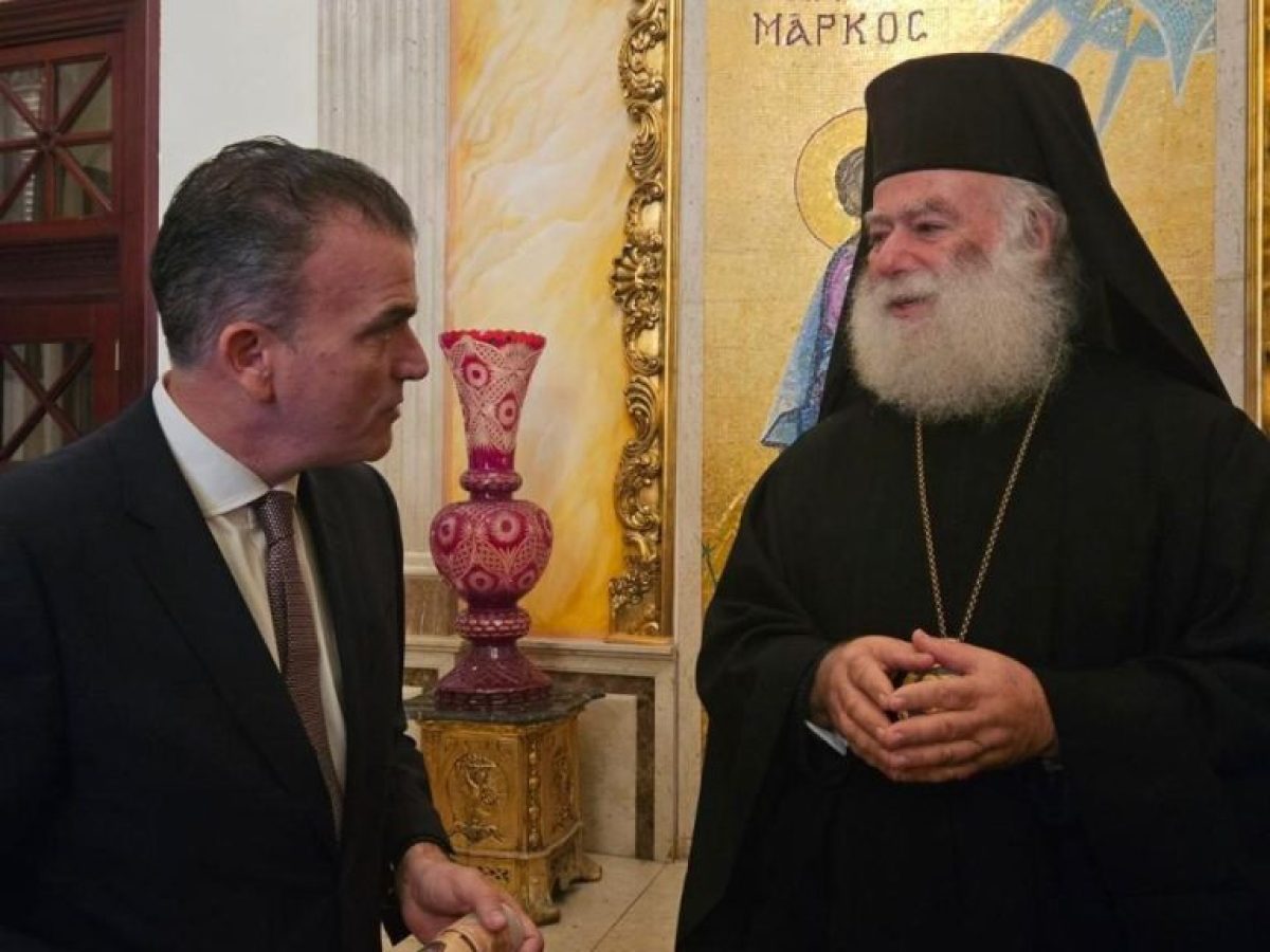 Στην Αλεξάνδρεια της Αιγύπτου ο Δήμαρχος Λαρισαίων – Συνάντηση με τον Προκαθήμενο του Ελληνορθόδοξου Πατριαρχείου, κ.κ.Θεόδωρο Β’ είχε ο Θανάσης Μαμάκος