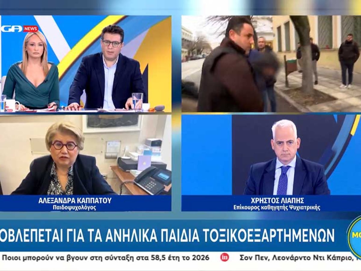 Στο Mega ο Χρίστος Λιάπης για τη βία ανηλίκων