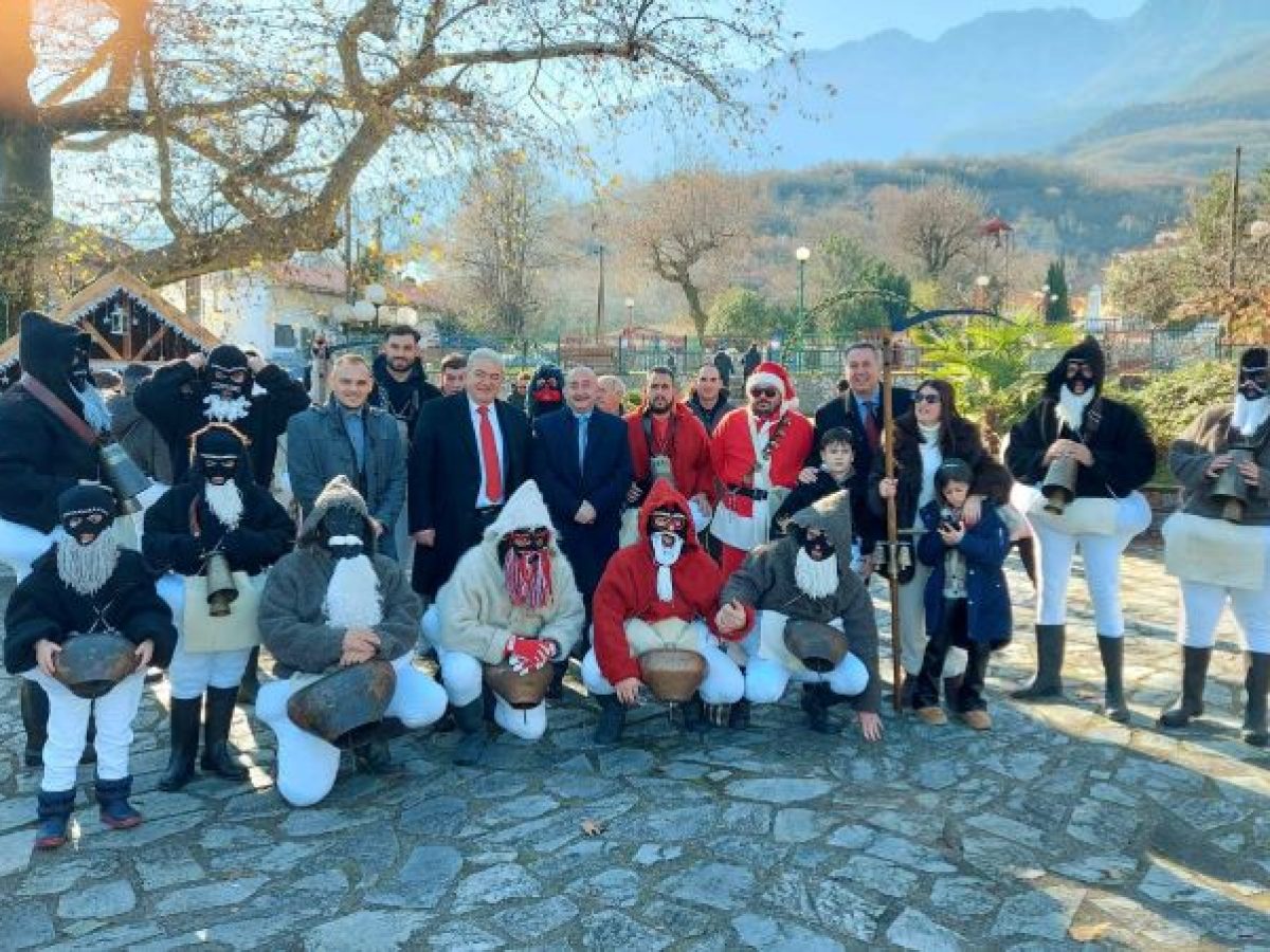 Στο Γοργογύρι με τα παραδοσιακά Καρκατζάλια η πρώτη εκδήλωση του 2026 στον Δήμο Τρικκαίων