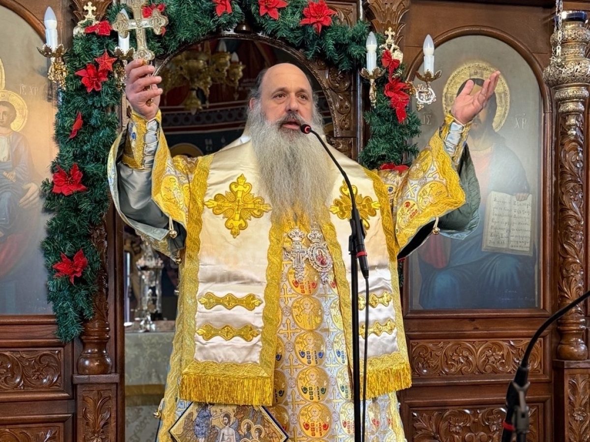 Στον Άγιο Μηνά Κρύας Βρύσης λειτούργησε ο Σεβασμιώτατος κ. Θεόκλητος