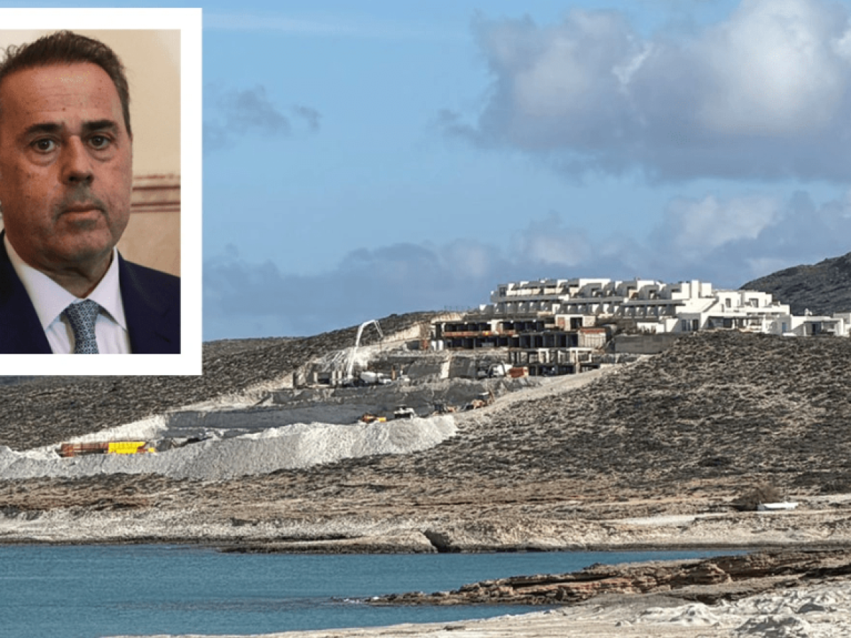 Στοπ στο οικολογικό έγκλημα στη Μήλο, αναστέλλονται οι εργασίες, πάει η Αρχή Διαφάνειας με εντολή Παπασταύρου