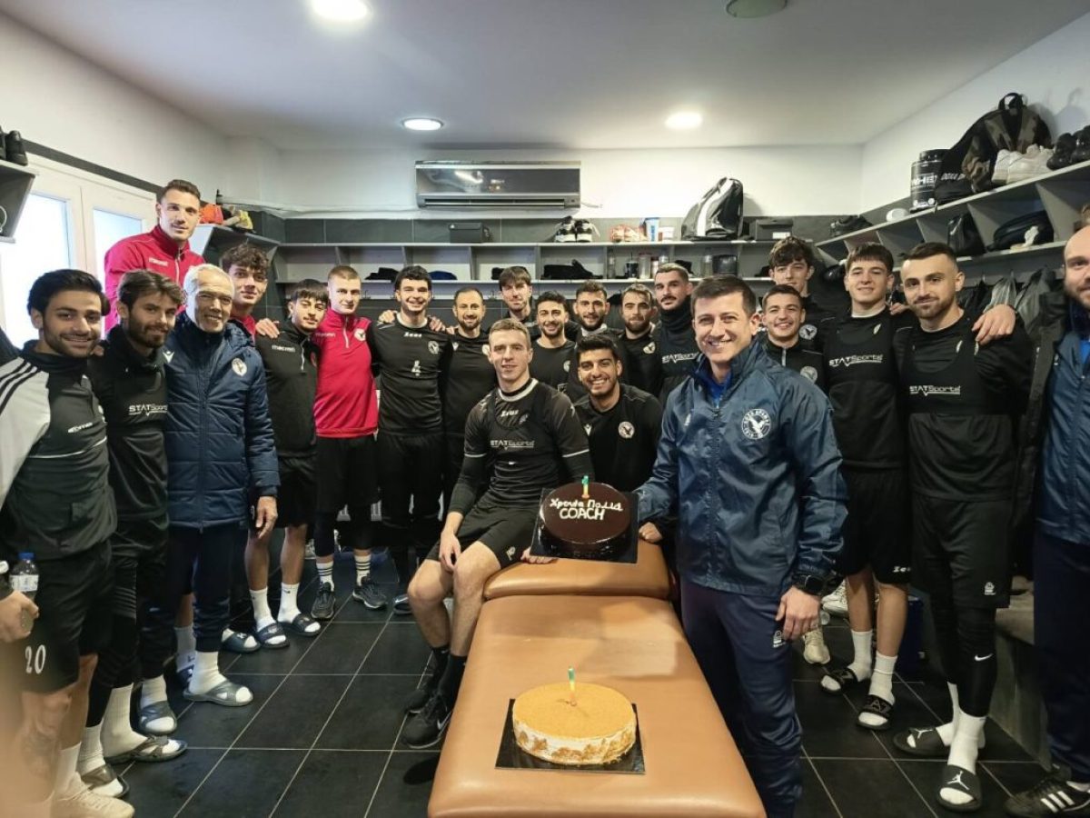 Τα γενέθλια του προπονητή των “μαυραετών” Γιώργου Αγγελίδη