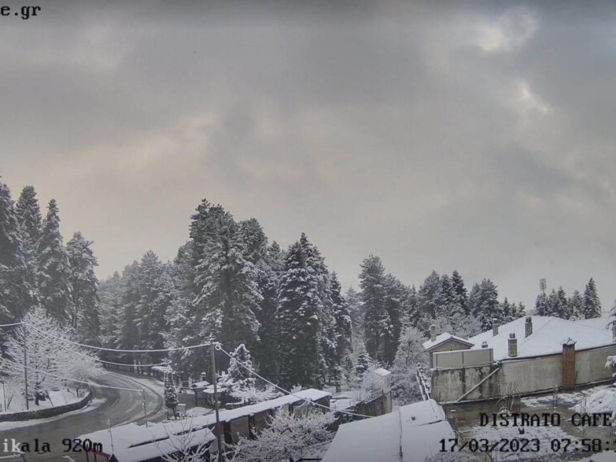 Τακούδης: Χιόνια στα ορεινα Τρικάλων και στο Πήλιο Κυριακή- μέχρι μείον 10 οι ελάχιστες θερμοκρασίες