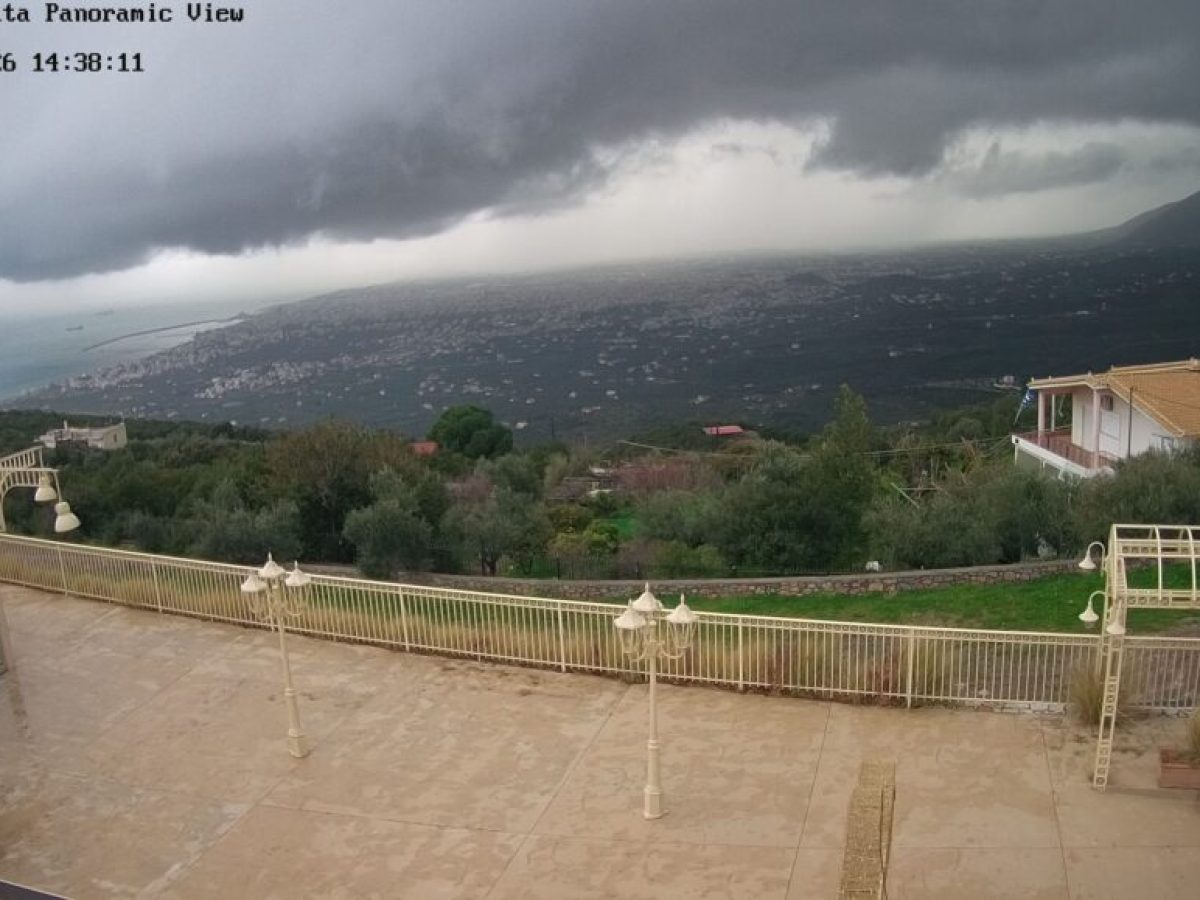 Τέσσερις περιοχές της Μεσσηνίας με τις υψηλότερες βροχοπτώσεις σήμερα πανελλαδικά