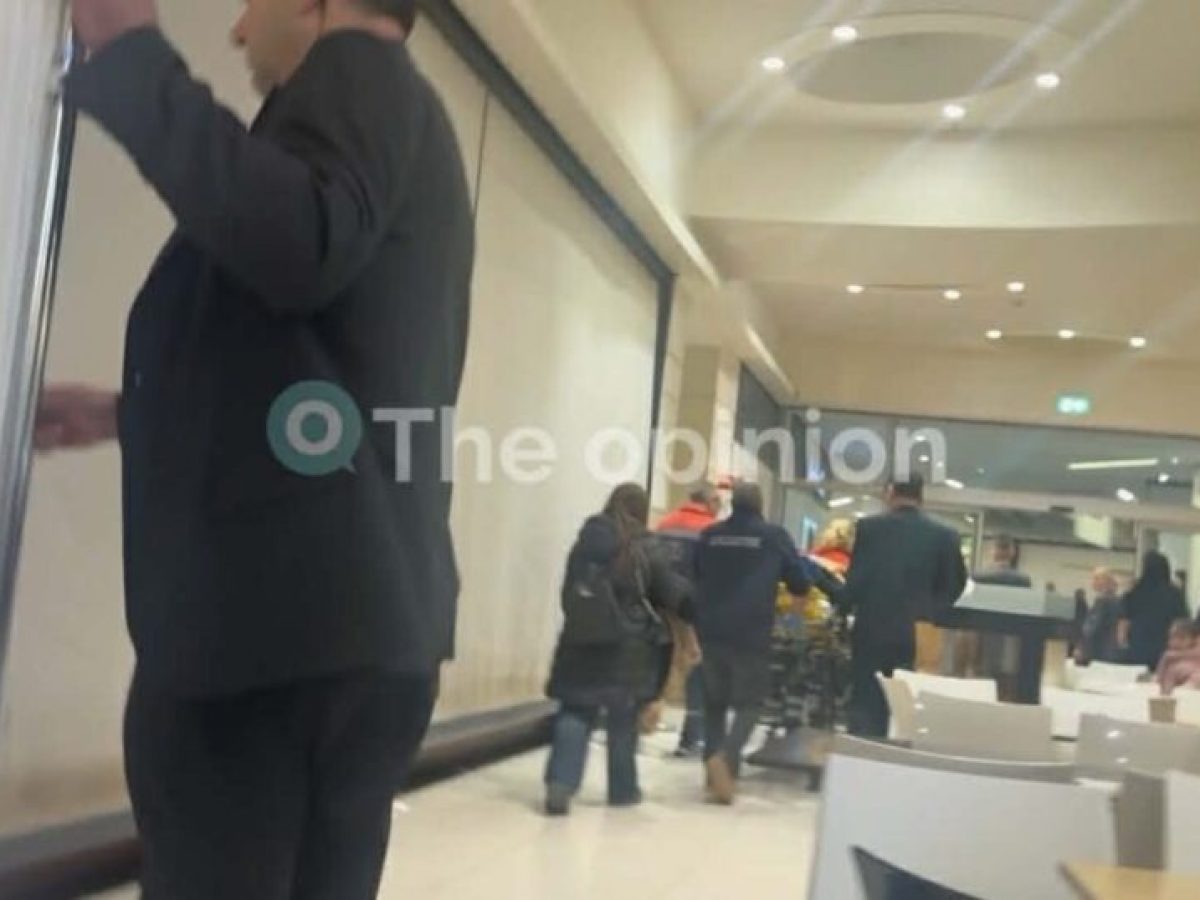 Θεσσαλονίκη: Έπεσε οροφή σε εμπορικό κέντρο – Μία τραυματίας στο «Παπανικολάου» (VIDEO)