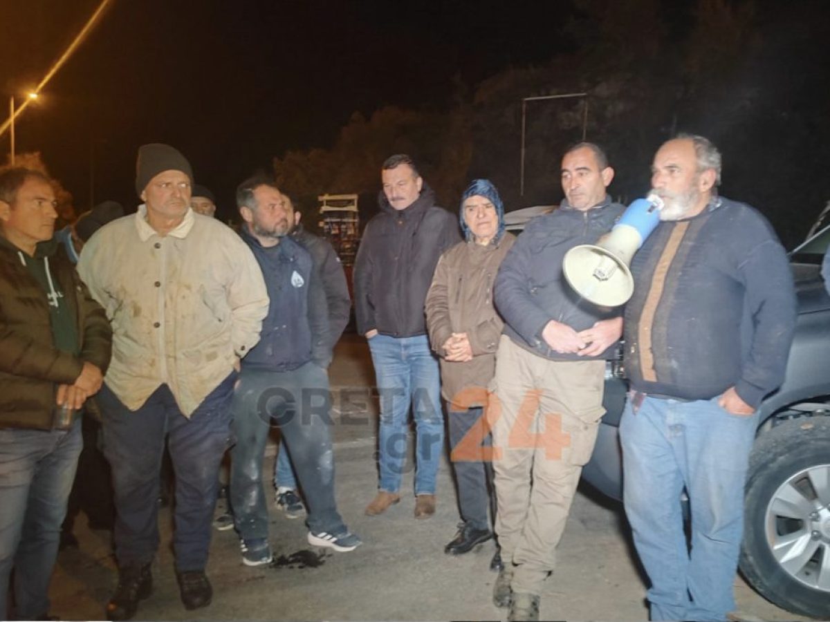 Τι αποφάσισαν οι αγρότοκτηνοτρόφοι στο μπλόκο των Μεγάλων Χωραφιών