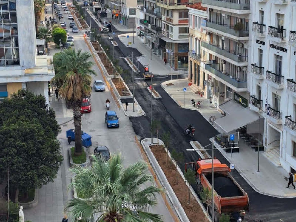 Τη Δευτέρα 12 Ιανουαρίου ξεκινούν οι εργασίες στο τμήμα καθόδου της Λεωφόρου Βενιζέλου, από το ύψος του ΟΤΕ έως την παραλία Χαλκίδας