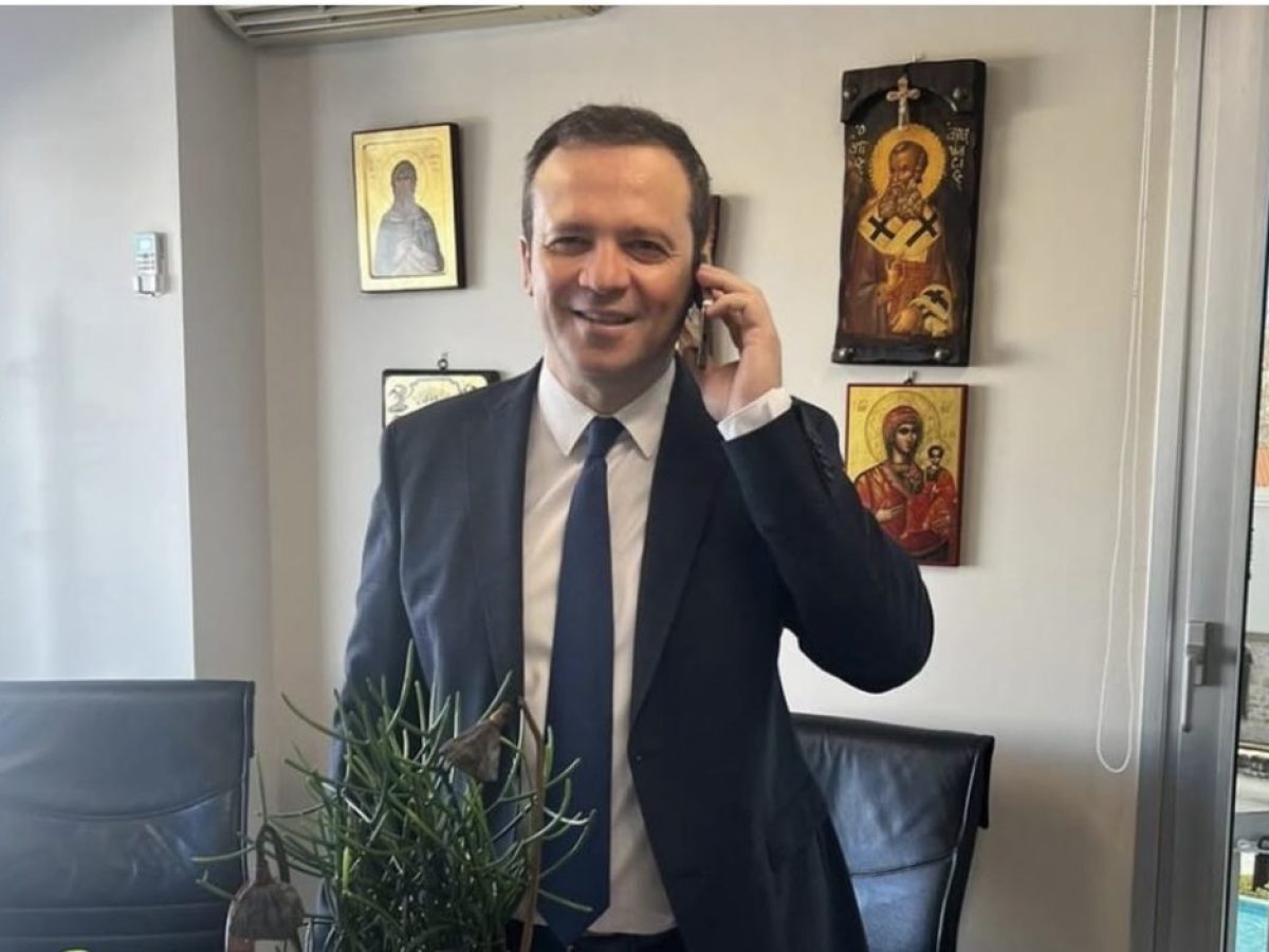 Τη Δευτέρα θα δεχθεί ευχές για την ονομαστική του εορτή ο Θανάσης Λιούτας