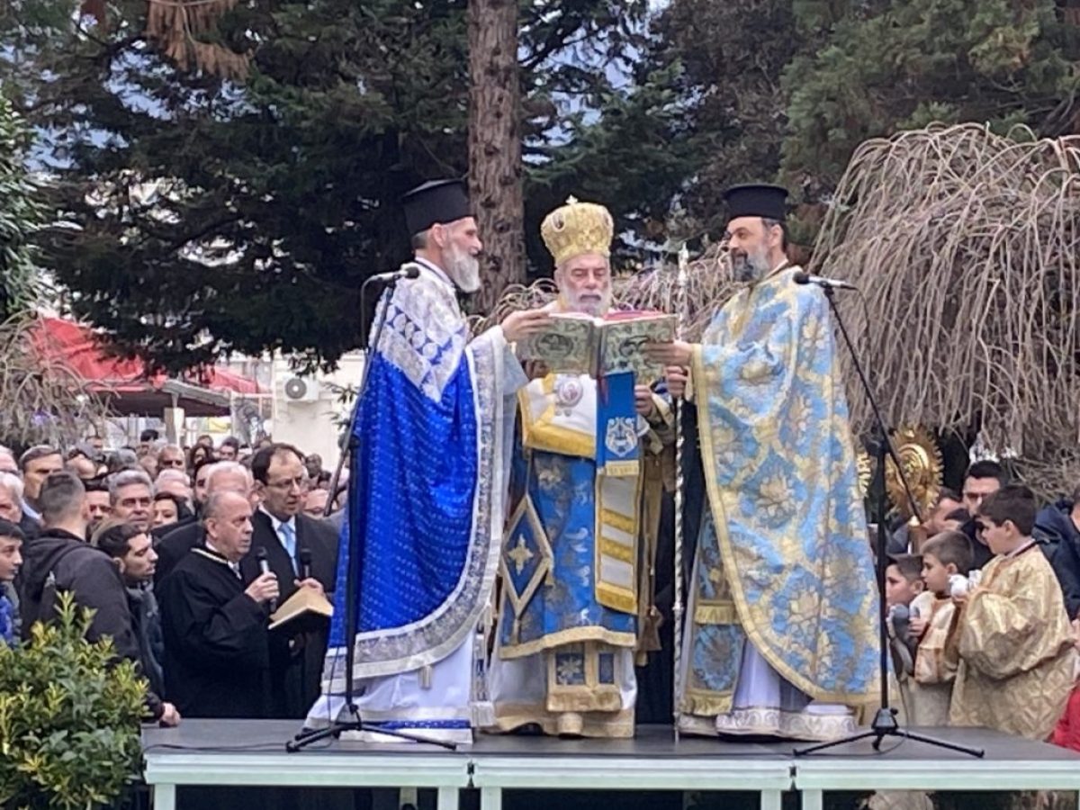 Τιμήθηκε στην Τρίπολη η βάπτιση του Ιησού Χριστού