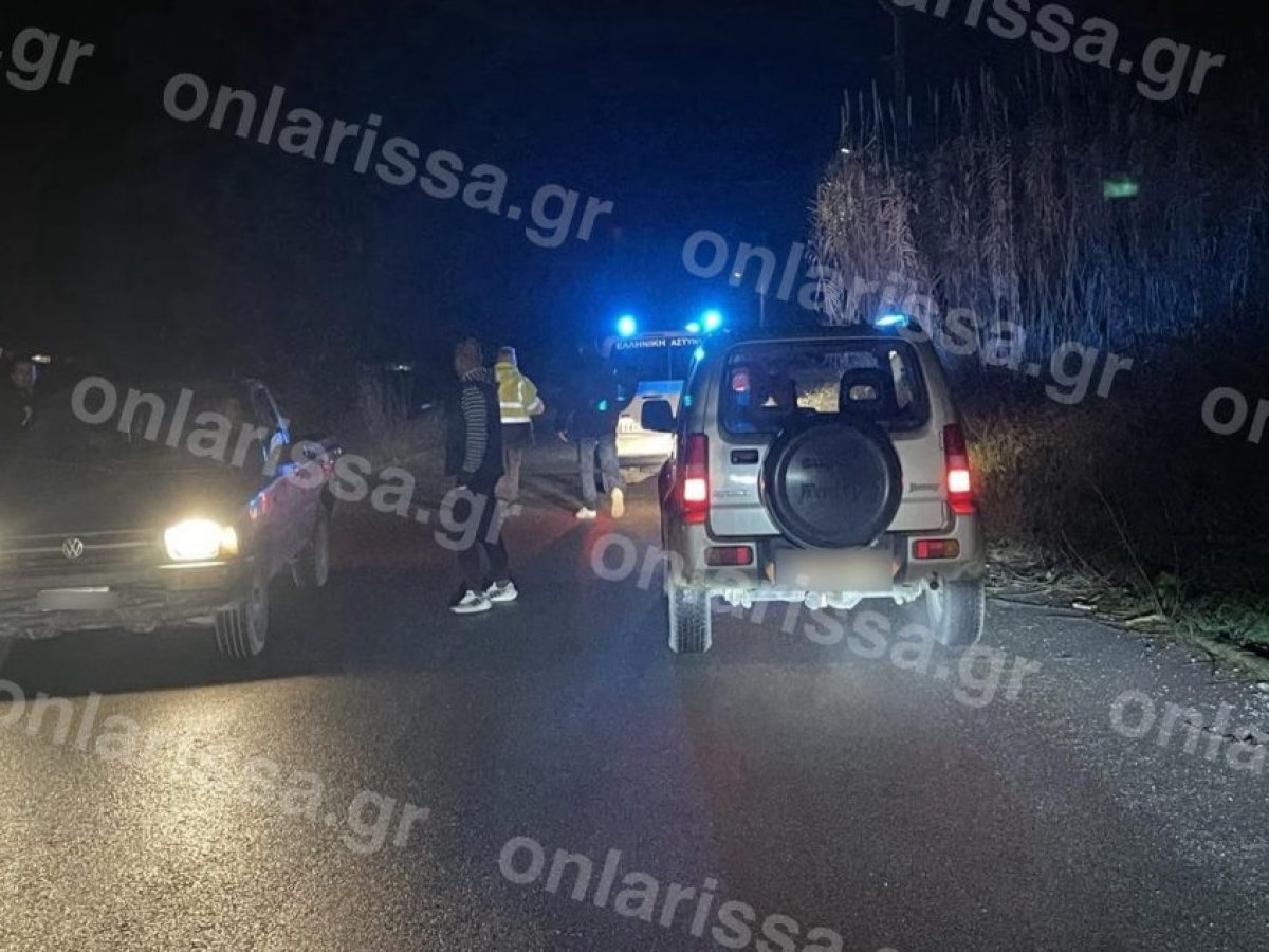 Τραγωδία έξω από τη Λάρισα: Νεκρή γυναίκα που παρασύρθηκε από αυτοκίνητο στην περιοχή της Φαλάνης