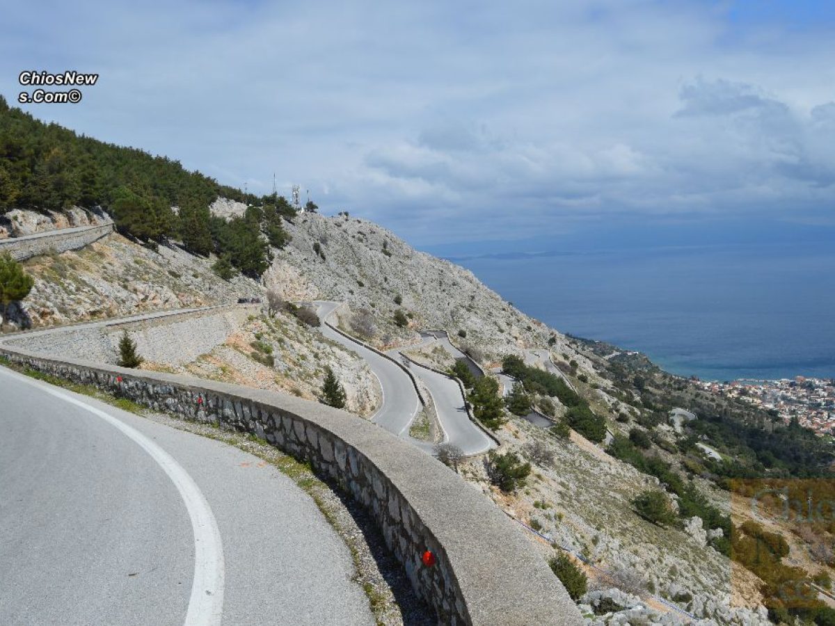 Τροχαία Χίου: Ανοιχτοί οι δρόμοι, μετά τα χιόνια