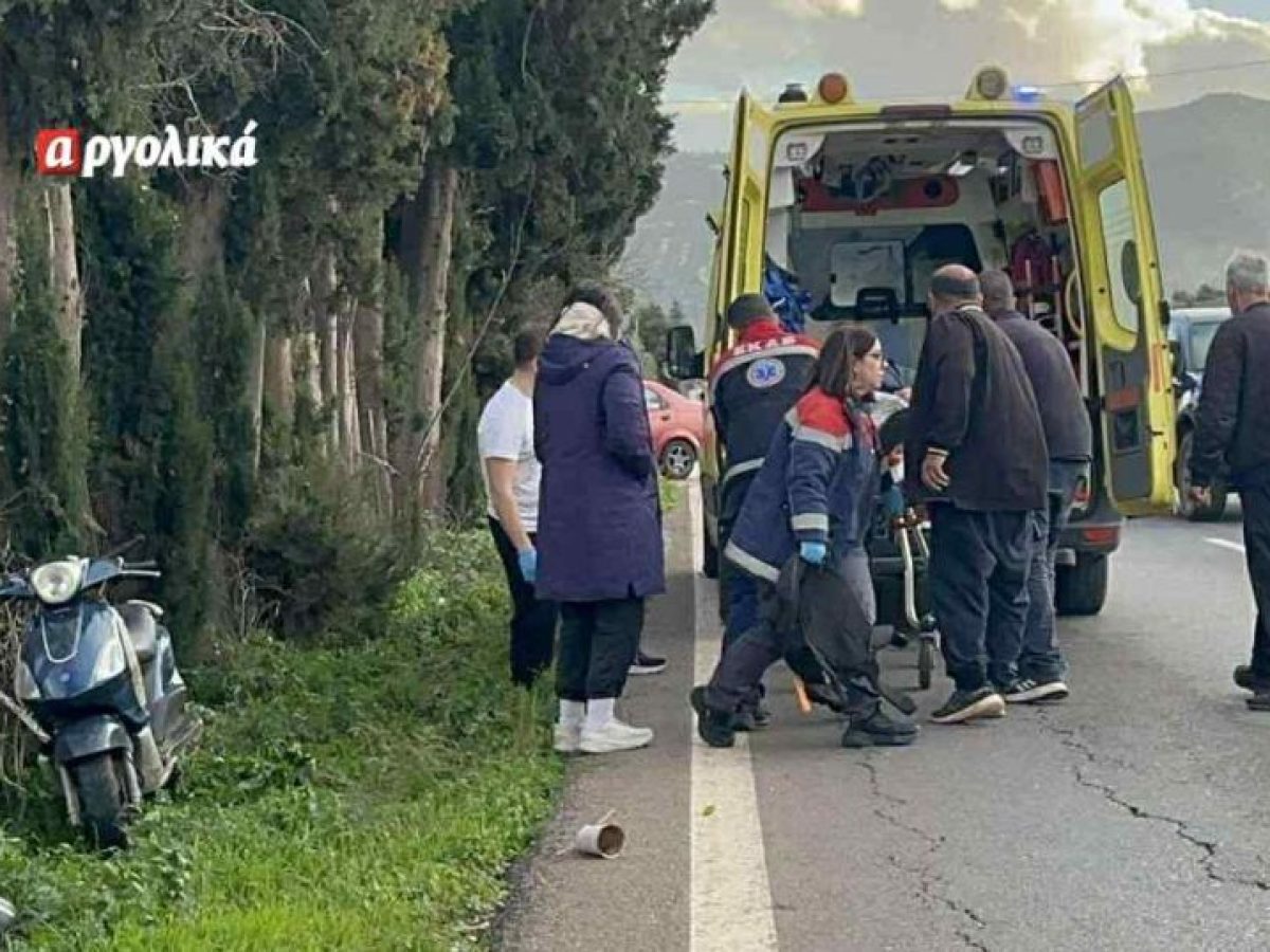 Τροχαίο στην Αργολίδα, στο δρόμο Μύλων-Κιβερίου