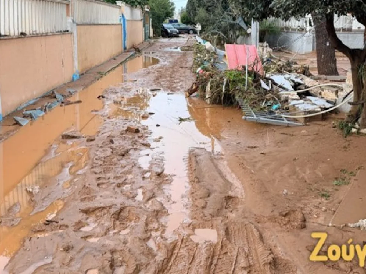 Βάρη: Τεράστιες καταστροφές από τη χθεσινή θεομηνία – φωτογραφίες της «Ζούγκλας»