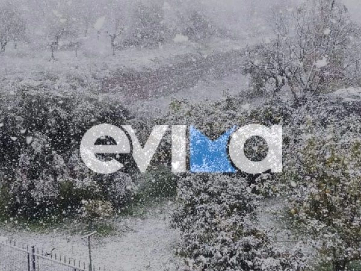 Ξανά στα λευκά η Εύβοια: Πού θα πέσουν χιόνια – Η νέα πρόγνωση